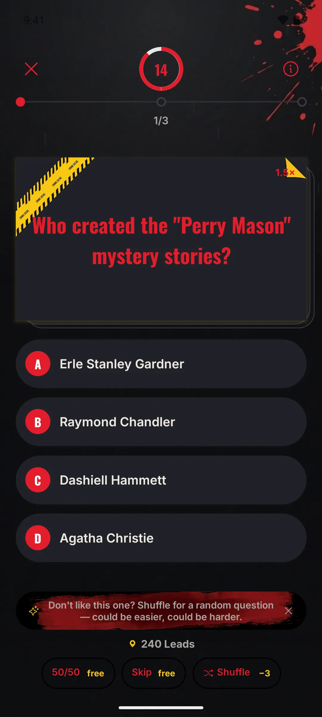Crime & Mystery Trivia